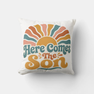 Cojín Decorativo Ducha de Bebé Sunshine Aquí Viene El Hijo