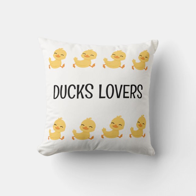 Cojín decorativo Duck Lovers (Anverso)