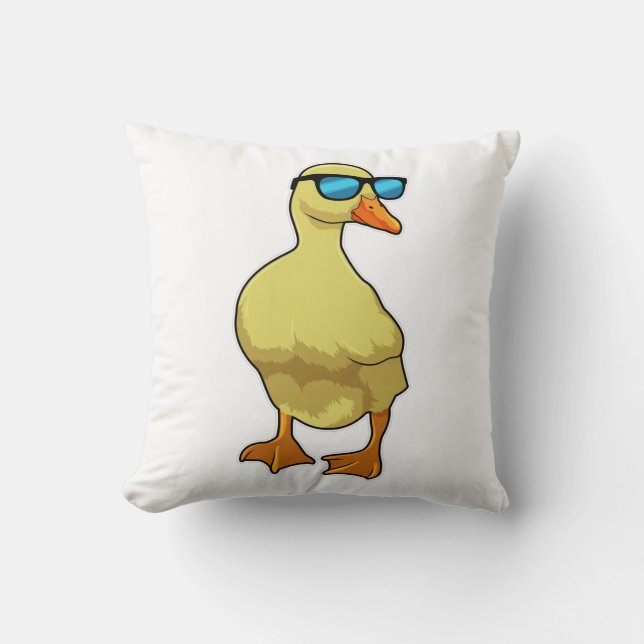 Cojín Decorativo Duck with Sunglasses (Anverso)