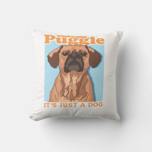 Cojín Decorativo Dueño de Puggles Es una copia de Puggle