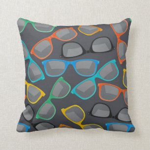 Cojín Decorativo Duermo con mis gafas de sol encendido