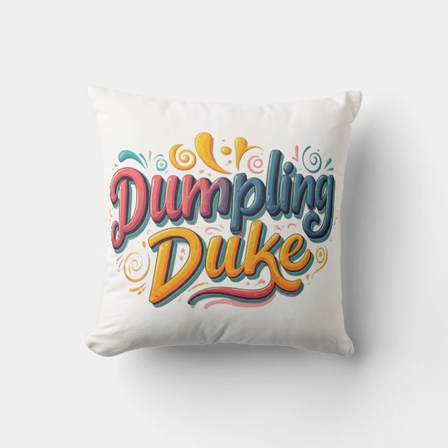 Cojín Decorativo Duke Dumpling (Anverso)