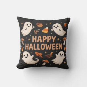 Cojín Decorativo Dulce Fantasma Feliz Halloween