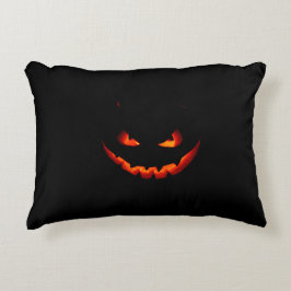 Cojín Decorativo Dulce Fantasma Sonriente Negro Halloween Desi Espe