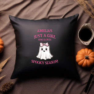 Cojín Decorativo Dulce Fantasma Temporada Espeluznante Halloween