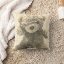 Dulce habitación de oso de peluche vintage de colo