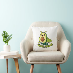 Cojín Decorativo Dulce Kawaii Santo Guacamole Babosa Dibujo Animado