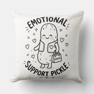 Cojín Decorativo Dulce Pickle de Apoyo Pickle de Apoyo Emocional [
