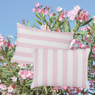 Cojín Decorativo Dulce Soñador Rosa y Franja Blanca
