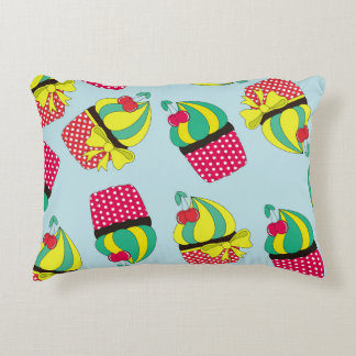 Cojín Decorativo Dulce vintage: diseño de patrón Quaint