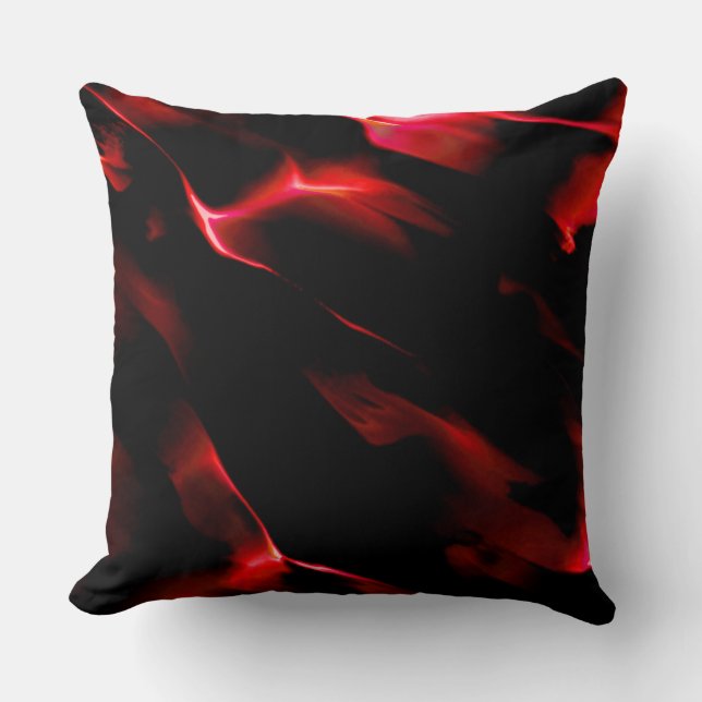 Cojín Decorativo Dunas rojas bajo la oscuridad nocturna (Anverso)