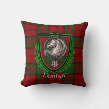 Dunbar Scottish Clan Tartán y Escudo