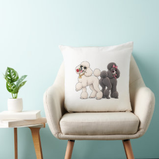 Cojín Decorativo Dúo de Perros Glamurosos Adorables