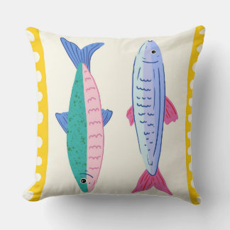 Cojín Decorativo Dúo de Sardinas