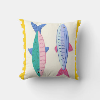 Cojín Decorativo Dúo de Sardinas