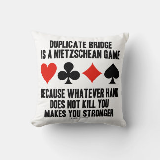 Cojín Decorativo Duplicar el puente de juego Nietzscheano sin impor