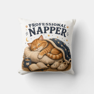 Cojín Decorativo Durmiente Profesional – Diseño Acogedor de Gato Do