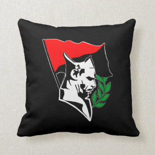 Cojín Decorativo Durruti - Anarchy Flag/Anarchy estrella black