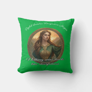 Cojín Decorativo Dwynwen La Patrona De Los Amantes