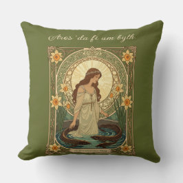 Cojín Decorativo Dwynwen's Well And Sacred Fish