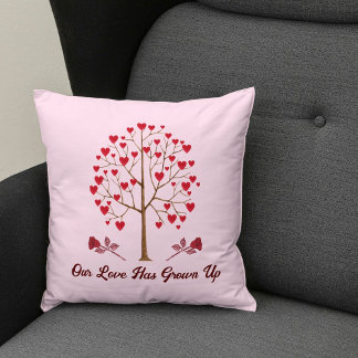 Cojín Decorativo DYI Elegant Classic Valentine's Day Love Red Pink