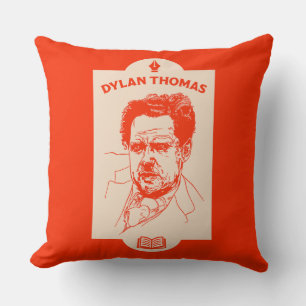 Cojín Decorativo Dylan Thomas poeta galés