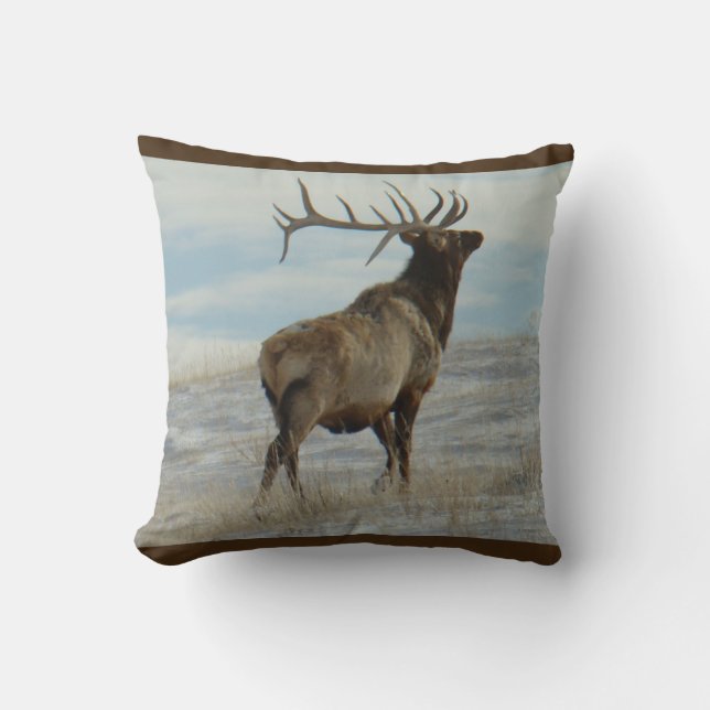 Cojín Decorativo E58 Bull Elk Lucky 13 Bull (Anverso)