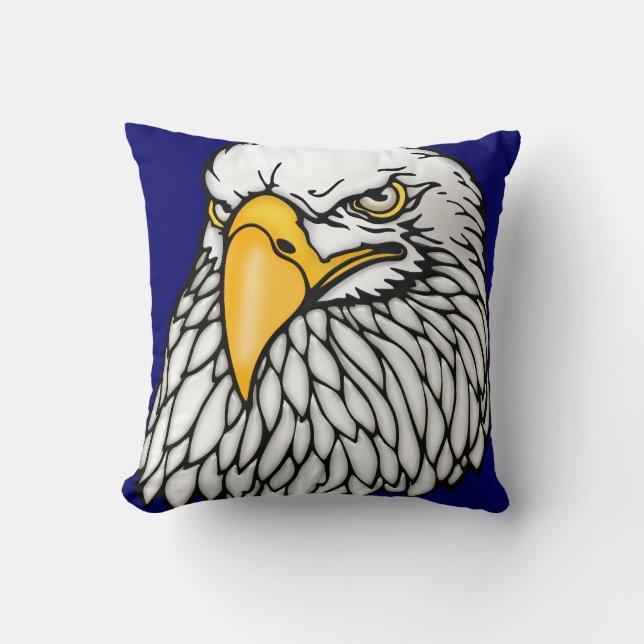 Cojín Decorativo Eagle calvo americano (Anverso)
