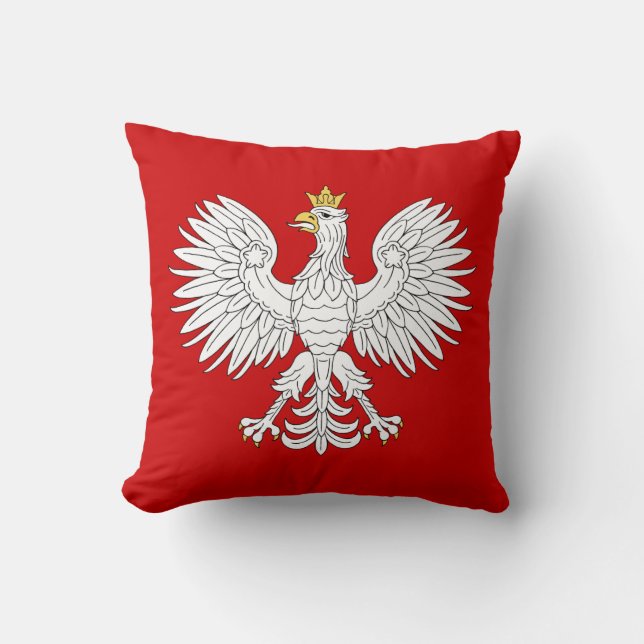 Cojín Decorativo Eagle polaco (Anverso)