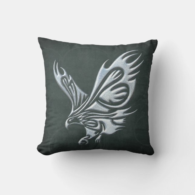 Cojín Decorativo Eagle tribal (Anverso)