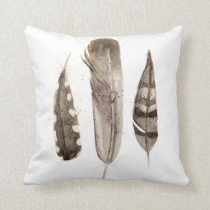 Cojín Decorativo Earthtone Feathers II