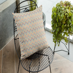 Cojín Decorativo Earthy Chevron Elegance