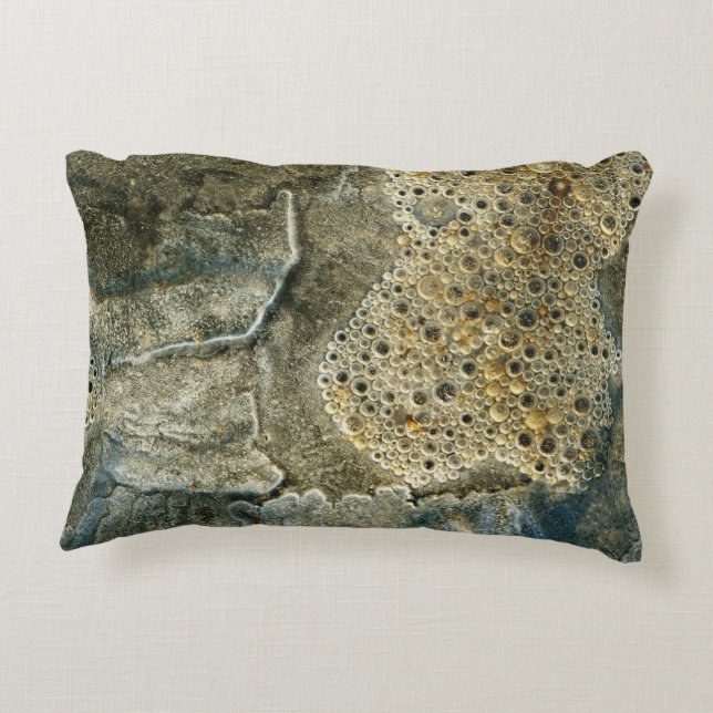 Cojín Decorativo Earthy Resumen Arte Fotográfico (Reverso)