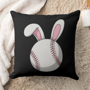 Cojín Decorativo Easter Béisbol Bungalow Cute Rabbit Oars