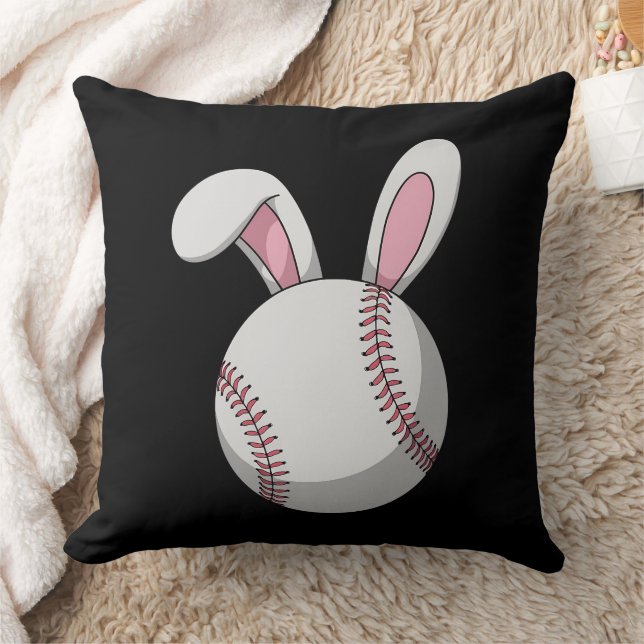 Cojín Decorativo Easter Béisbol Bungalow Cute Rabbit Oars (Manta)