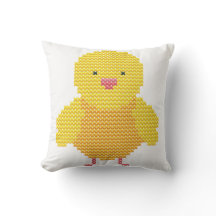 Easter Chick Faux Cross Stitch