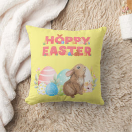 Cojín Decorativo Easter Group Eggs Hoppy Easter Day