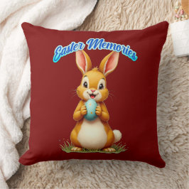 Cojín Decorativo Easter Memories – Cute Bunny Illustration almofada