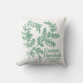 Cojín Decorativo Eastern Hemlock Love the Forest Throw Pillow