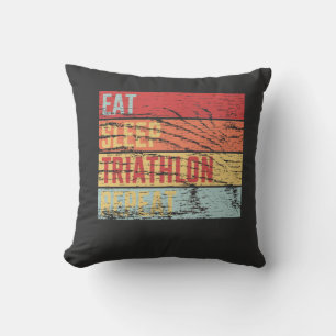 Cojín Decorativo Eat Sleep Triathlon Repeat