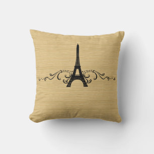 Cojín Decorativo Ebony French Flourish Pillow