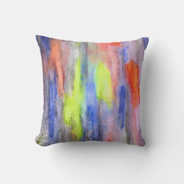 Cojín Decorativo Ebony Rainbow Naranja Pillow (Anverso)