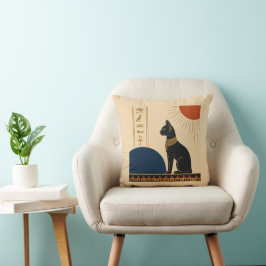 Cojín Decorativo Echoes Nile Egyptian Bastet Cushion