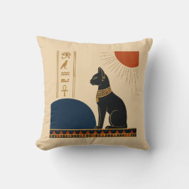 Cojín Decorativo Echoes Nile Egyptian Bastet Cushion