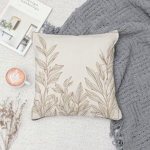 Cojín Decorativo Ecléctico Natural Terracotta Wildflower Boho Rusti