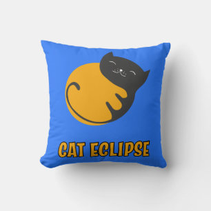 Cojín Decorativo Eclipse de gato