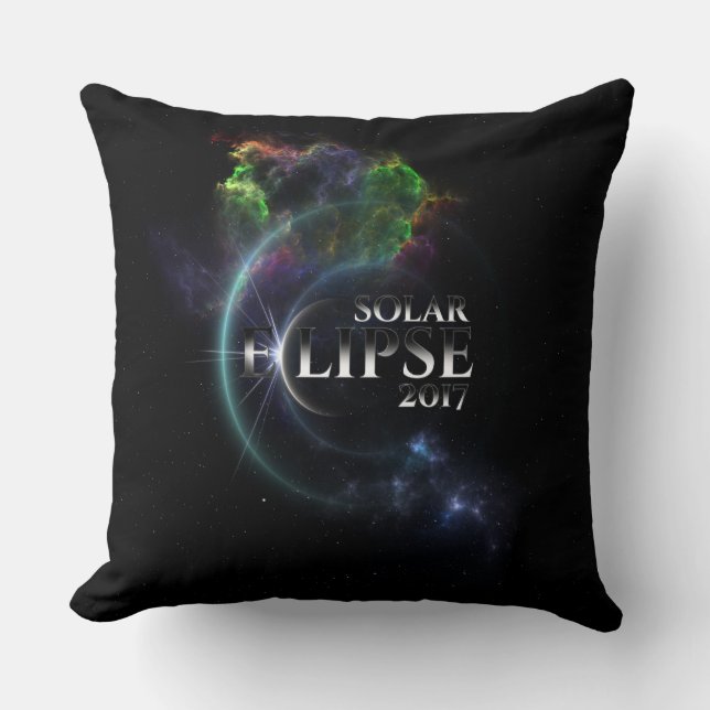 Cojín Decorativo Eclipse solar 2017 (Anverso)