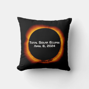 Cojín Decorativo Eclipse solar total de 2024