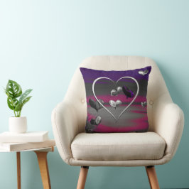 Cojín Decorativo Ecos de un romance metálico