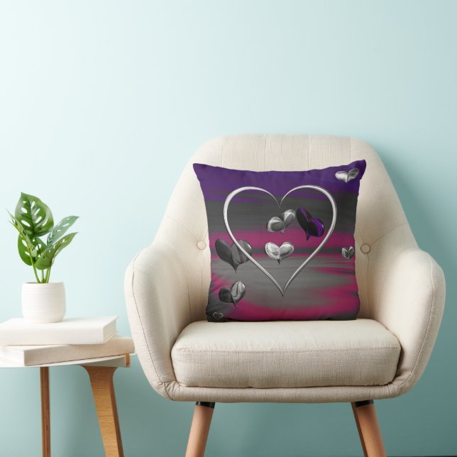 Cojín Decorativo Ecos de un romance metálico (Silla)